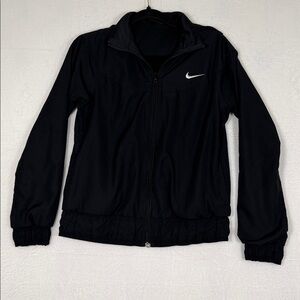 Nike Black Full-Zip Jacket Unique Women’s Reversible Zip up Jacket